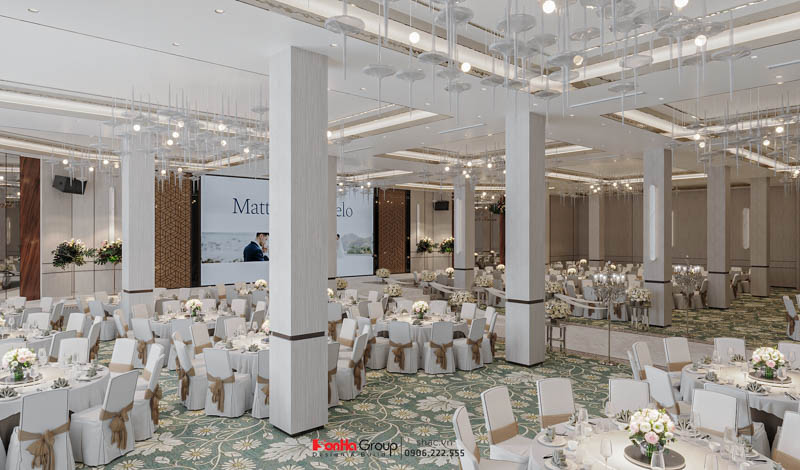 Thiết kế nhà hàng tiệc cưới Sao Đỏ Palace - Hộp quà phát sáng giữa lòng Chí Linh 25