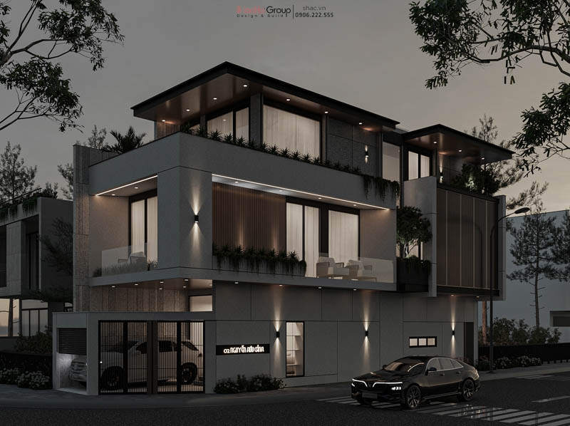 Mẫu thiết kế biệt thự 3 tầng hiện đại tại Vũng Tàu - Không gian sống phá cách với sân BBQ trên tầng thượng của nữ gia chủ trẻ 4