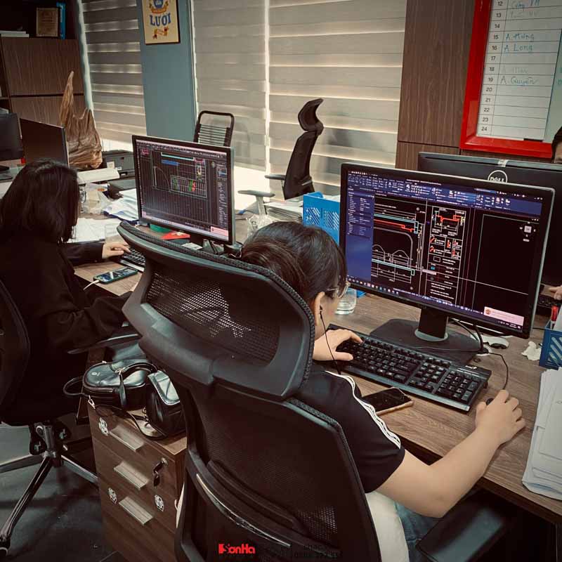 Người Sơn Hà những ngày cuối năm: Khi công trình được hoàn thiện từ sức mạnh tập thể 33 Kiến trúc sư - Định hình không gian trước khi thi công