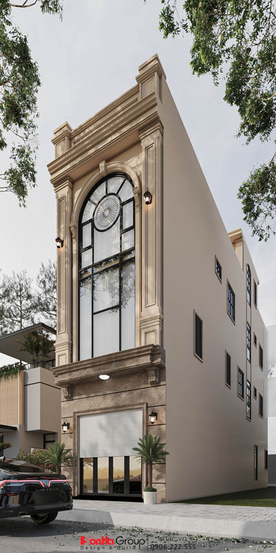 Đặt phòng thờ dưới phòng ngủ - Gia chủ phá vỡ lối mòn phong thủy trong thiết kế nhà ống tân cổ điển 3 tầng 16 Phòng thờ dưới phòng ngủ trong nhà ống tân cổ điển 3 tầng - Quyết định này liệu có đúng??