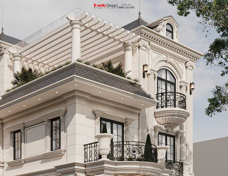 Mẫu biệt thự 3 tầng tân cổ điển hợp phong thuỷ tuổi Bính Dần 1986 - Sơn Hà Group kiến tạo không gian sống vượng khí 37 Sơn Hà Group thiết kế biệt thự tân cổ điển 3 tầng cho tuổi Bính Dần 1986