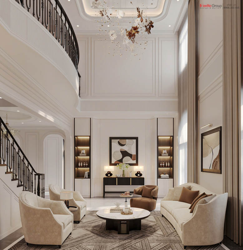 Thiết kế biệt thự Vinhomes Vũ Yên phong cách Tân cổ điển luxury - Sơn Hà Group 1