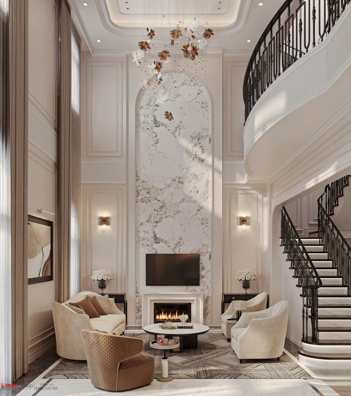 Thiết kế biệt thự Vinhomes Vũ Yên phong cách Tân cổ điển luxury - Sơn Hà Group 2