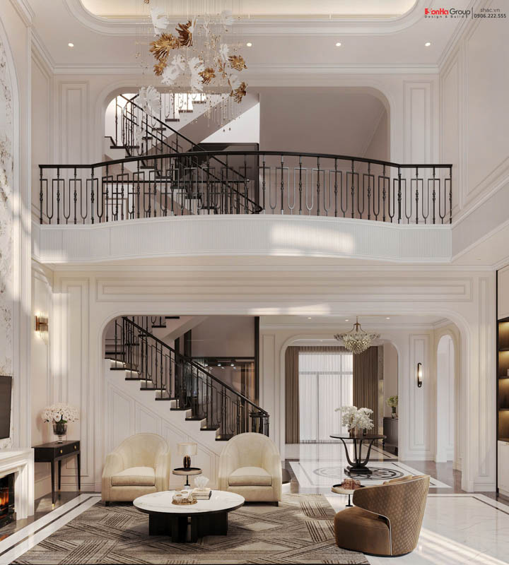 Thiết kế biệt thự Vinhomes Vũ Yên phong cách Tân cổ điển luxury - Sơn Hà Group 3