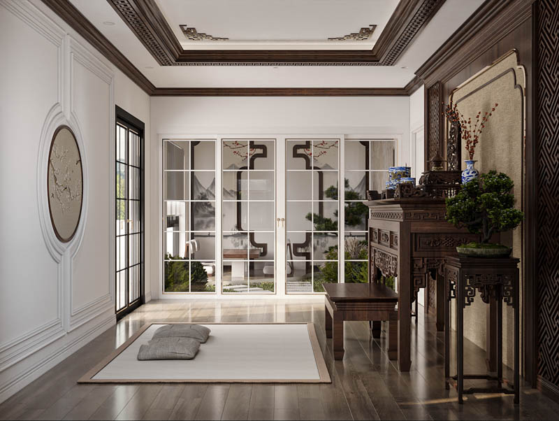 Thiết kế biệt thự Vinhomes Vũ Yên phong cách Tân cổ điển luxury - Sơn Hà Group 11