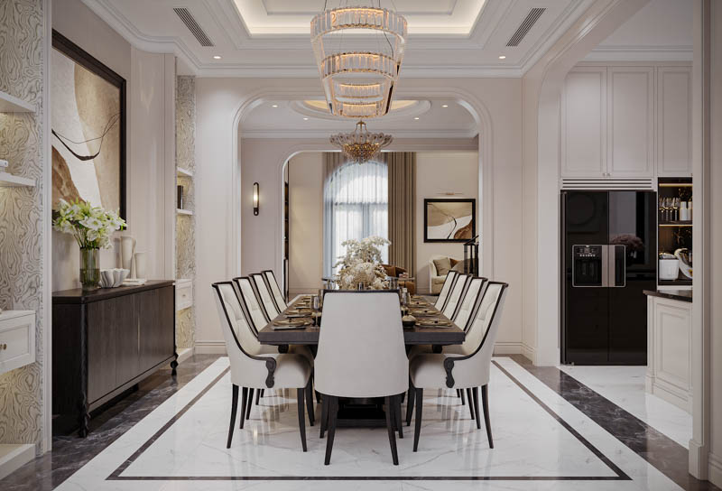 Thiết kế biệt thự Vinhomes Vũ Yên phong cách Tân cổ điển luxury - Sơn Hà Group 18