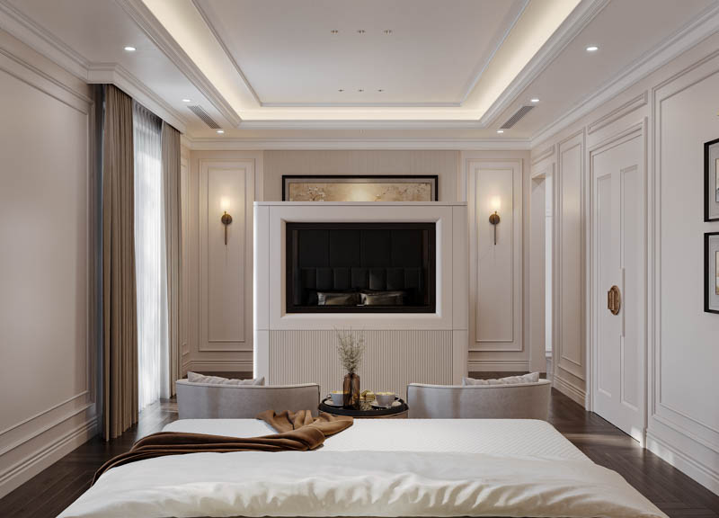 Thiết kế biệt thự Vinhomes Vũ Yên phong cách Tân cổ điển luxury - Sơn Hà Group 38