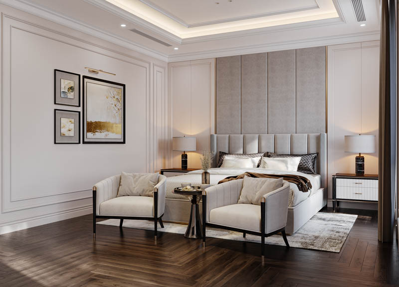 Thiết kế biệt thự Vinhomes Vũ Yên phong cách Tân cổ điển luxury - Sơn Hà Group 40