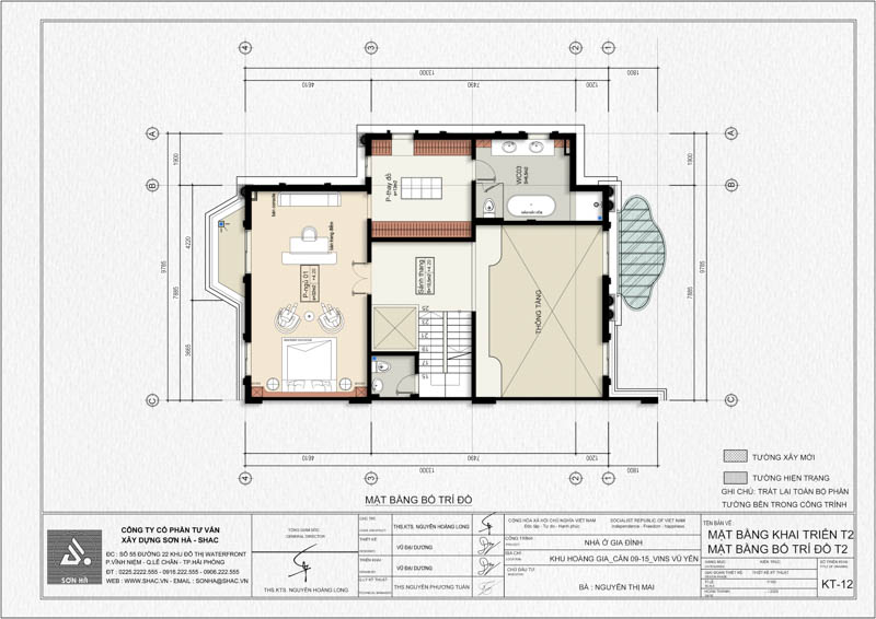 Thiết kế biệt thự Vinhomes Vũ Yên phong cách Tân cổ điển luxury - Sơn Hà Group 76