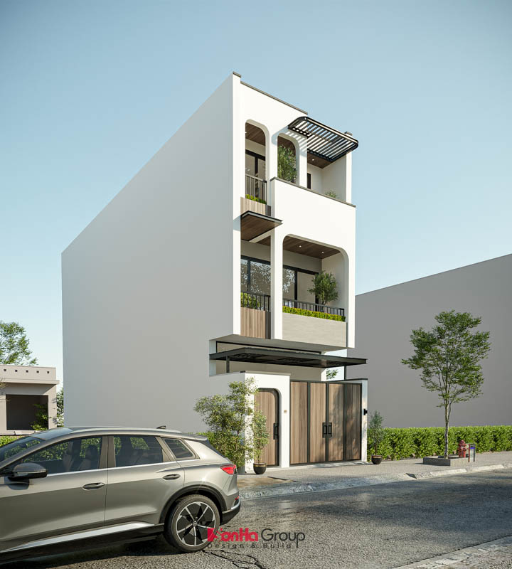 Thiết kế nhà ống 3 tầng 5x20 - Chuẩn mực sống xanh giữa đô thị hiện đại 1