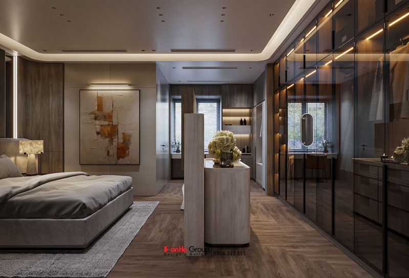 Thiết kế nội thất nhà ống hiện đại 2026: Giải mã bài toán Ánh sáng & Thông gió | Sơn Hà Group 16