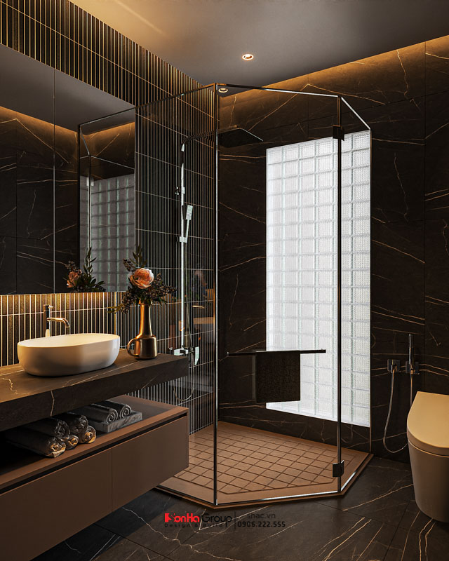 Thiết kế nội thất nhà ống hiện đại 2026: Giải mã bài toán Ánh sáng & Thông gió | Sơn Hà Group 24