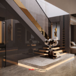 Thiết kế nội thất nhà ống hiện đại 2026: Giải mã bài toán Ánh sáng & Thông gió | Sơn Hà Group 47