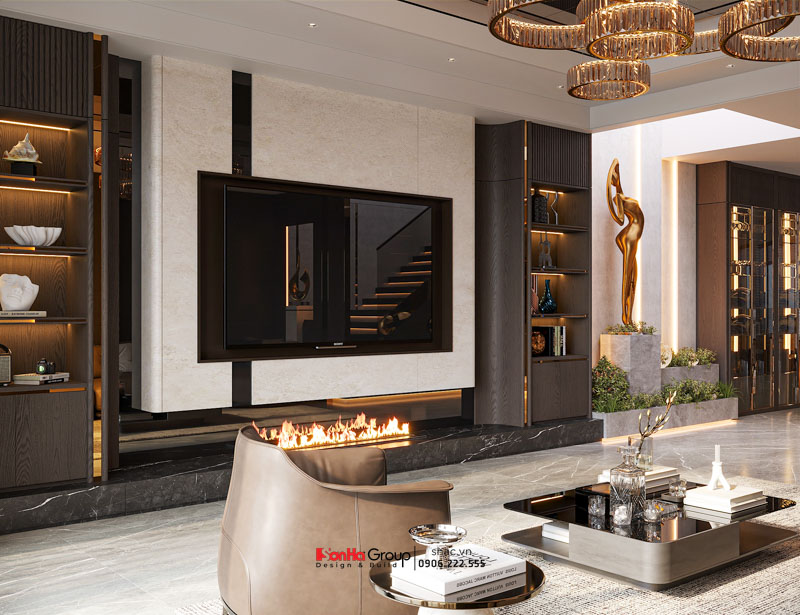 Thiết kế nội thất nhà ống hiện đại 2026: Giải mã bài toán Ánh sáng & Thông gió | Sơn Hà Group 85 Giếng trời vừa là "Điểm nhấn" vừa là "Điểm tụ" ánh sáng và thông gió cho nhà ống hiện đại