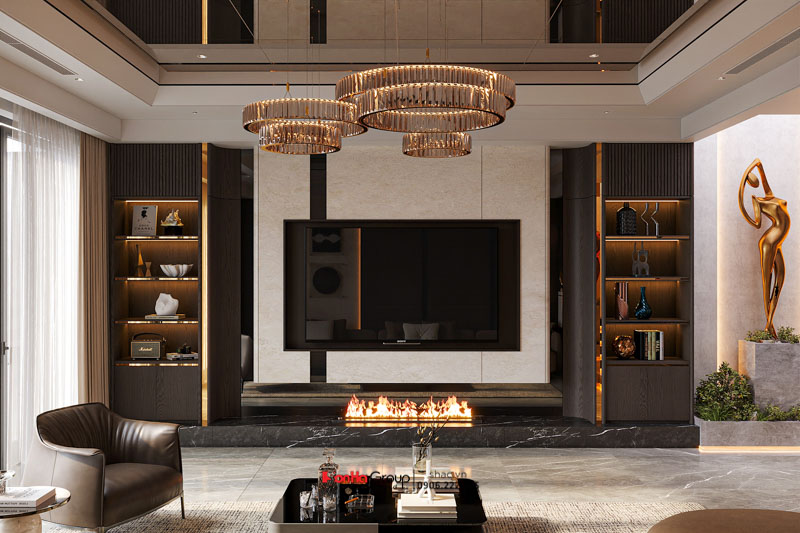 Thiết kế nội thất nhà ống hiện đại 2026: Giải mã bài toán Ánh sáng & Thông gió | Sơn Hà Group 1