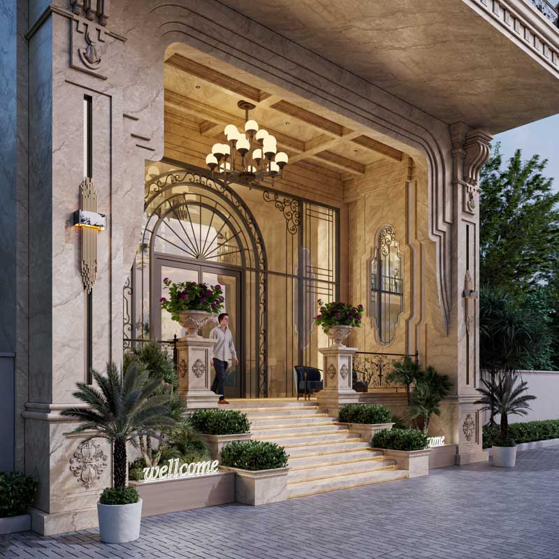 Thiết kế Crown Hotel 10 tầng tại Hưng Yên - Biểu tượng khách sạn tân cổ điển giữa lòng Phố Hiến 3