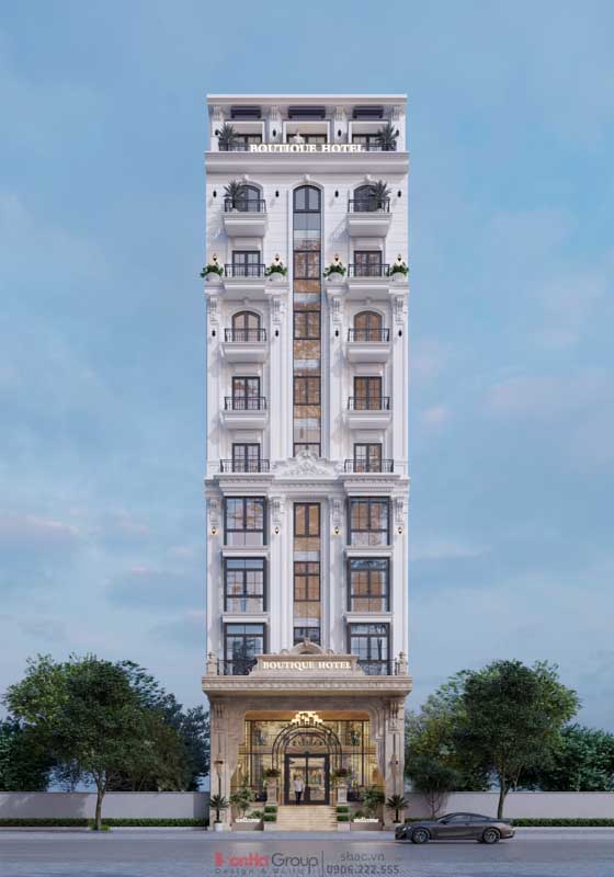 Thiết kế Crown Hotel 10 tầng tại Hưng Yên - Biểu tượng khách sạn tân cổ điển giữa lòng Phố Hiến 6