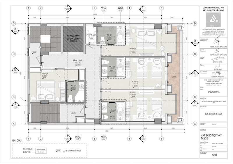 Thiết kế Crown Hotel 10 tầng tại Hưng Yên - Biểu tượng khách sạn tân cổ điển giữa lòng Phố Hiến 7