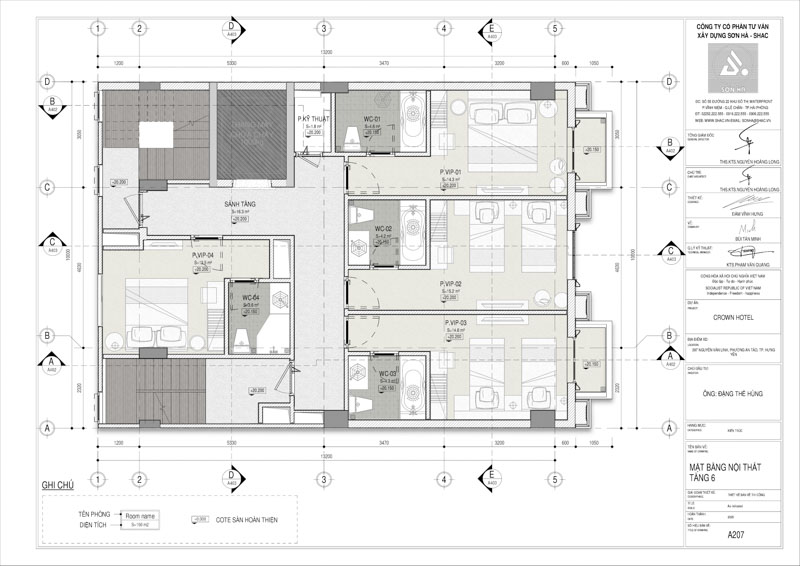 Thiết kế Crown Hotel 10 tầng tại Hưng Yên - Biểu tượng khách sạn tân cổ điển giữa lòng Phố Hiến 10