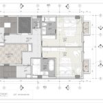 Thiết kế Crown Hotel 10 tầng tại Hưng Yên mặt bằng tầng 9