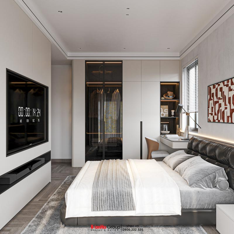 Thiết kế biệt thự 3 tầng hiện đại (200m2) tại Hải Phòng 18