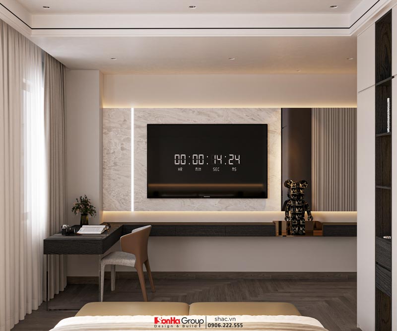 Thiết kế biệt thự 3 tầng hiện đại (200m2) tại Hải Phòng 23
