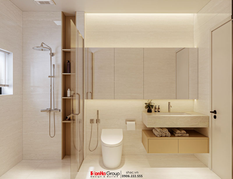 Thiết kế biệt thự 3 tầng hiện đại (200m2) tại Hải Phòng 30