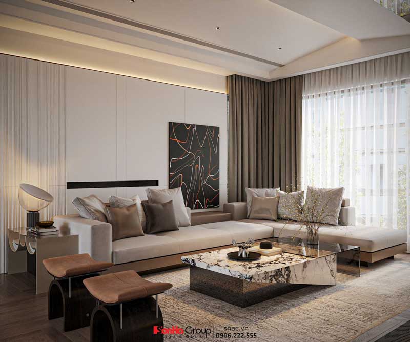 Thiết kế biệt thự 3 tầng hiện đại (200m2) tại Hải Phòng 63