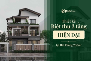 Giá trị nổi bật của Thiết kế biệt thự 3 tầng hiện đại tại Hải Phòng