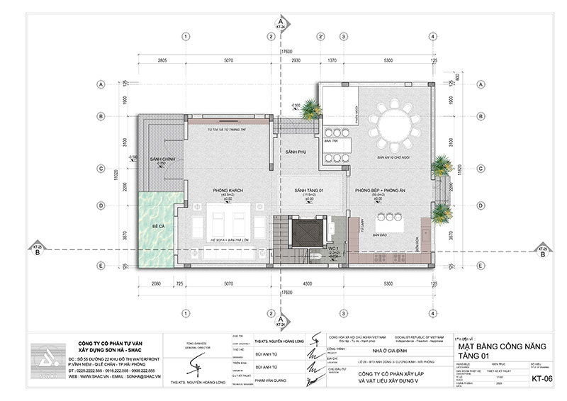 Thiết kế biệt thự 3 tầng hiện đại (200m2) tại Hải Phòng 68