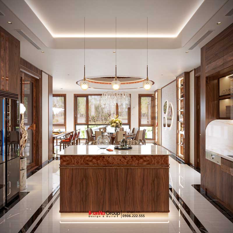 Thiết kế biệt thự 3 tầng hiện đại (200m2) tại Hải Phòng 10