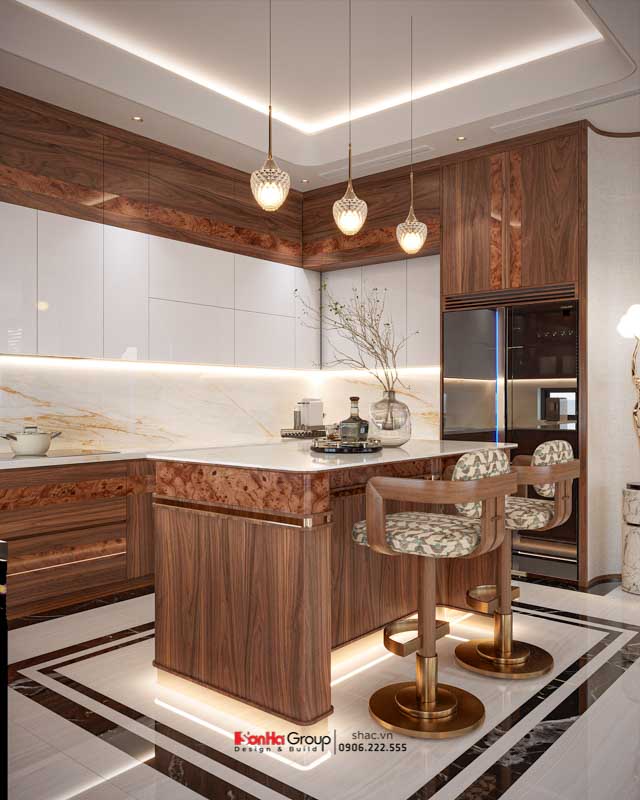 Thiết kế biệt thự 3 tầng hiện đại (200m2) tại Hải Phòng 12