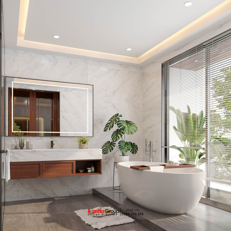 Thiết kế biệt thự 3 tầng hiện đại (200m2) tại Hải Phòng 51