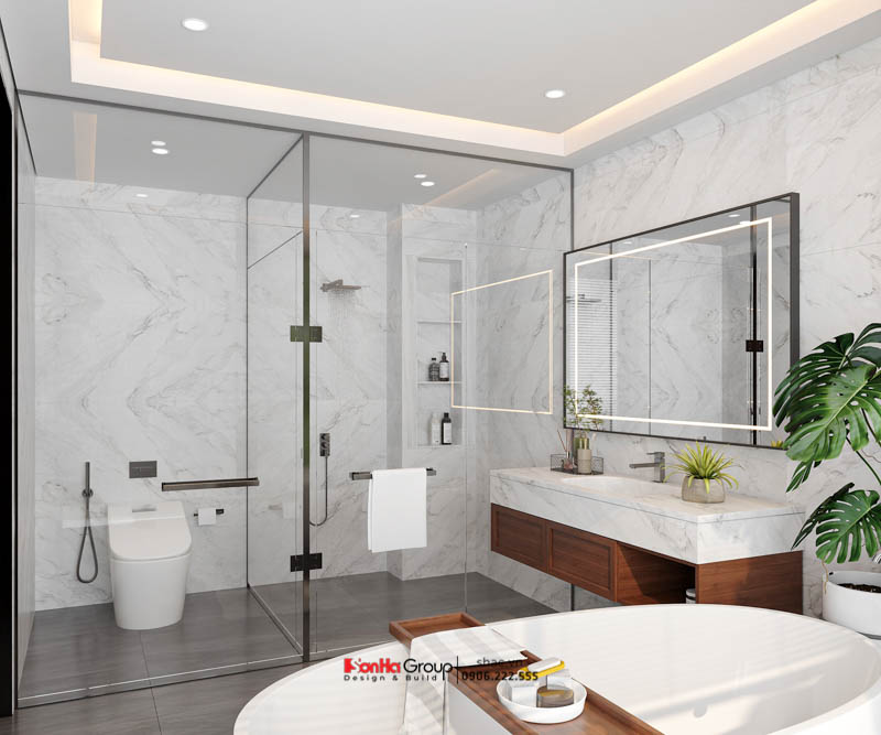 Thiết kế biệt thự 3 tầng hiện đại (200m2) tại Hải Phòng 52