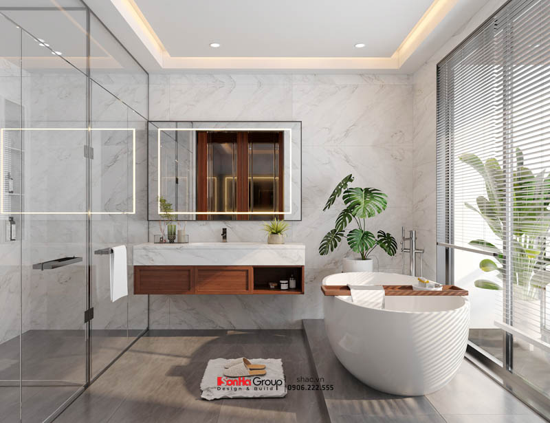 Thiết kế biệt thự 3 tầng hiện đại (200m2) tại Hải Phòng 53