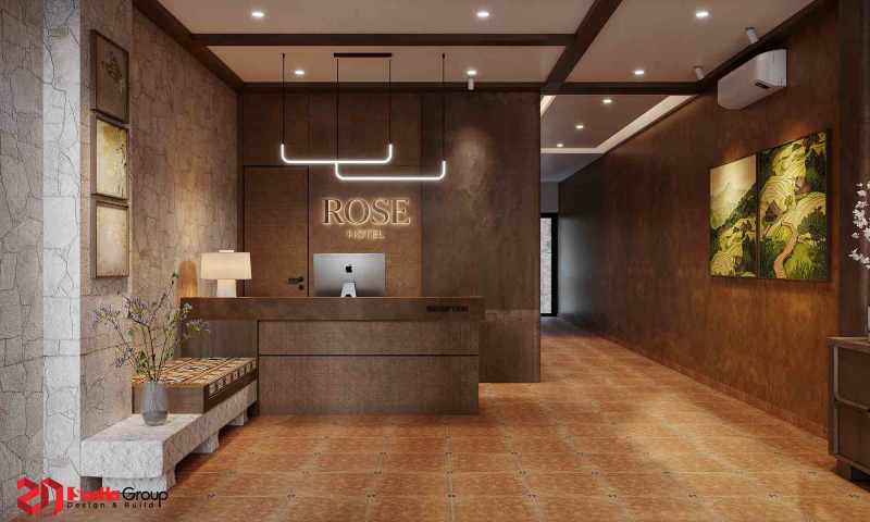 Mẫu thiết kế khách sạn mini 100m2 tại Hà Giang - Không gian lưu trú mang màu của đất 3