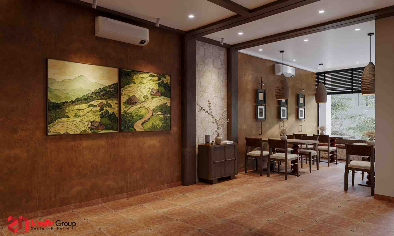 Mẫu thiết kế khách sạn mini 100m2 tại Hà Giang - Không gian lưu trú mang màu của đất 5