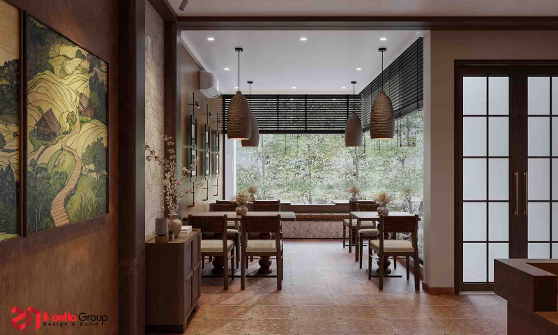 Mẫu thiết kế khách sạn mini 100m2 tại Hà Giang - Không gian lưu trú mang màu của đất 8