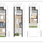 Mặt bằng tầng 4,5 và tầng tum