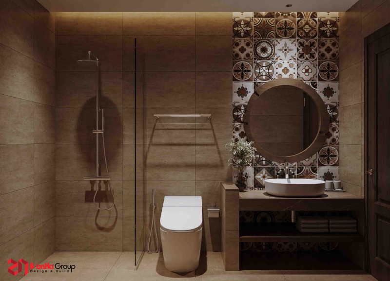 Mẫu thiết kế khách sạn mini 100m2 tại Hà Giang - Không gian lưu trú mang màu của đất 15