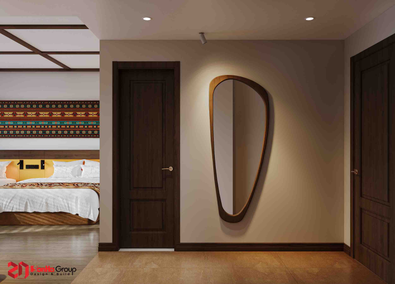 Mẫu thiết kế khách sạn mini 100m2 tại Hà Giang - Không gian lưu trú mang màu của đất 19