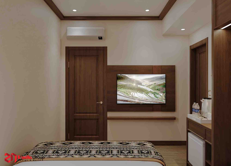 Mẫu thiết kế khách sạn mini 100m2 tại Hà Giang - Không gian lưu trú mang màu của đất 23