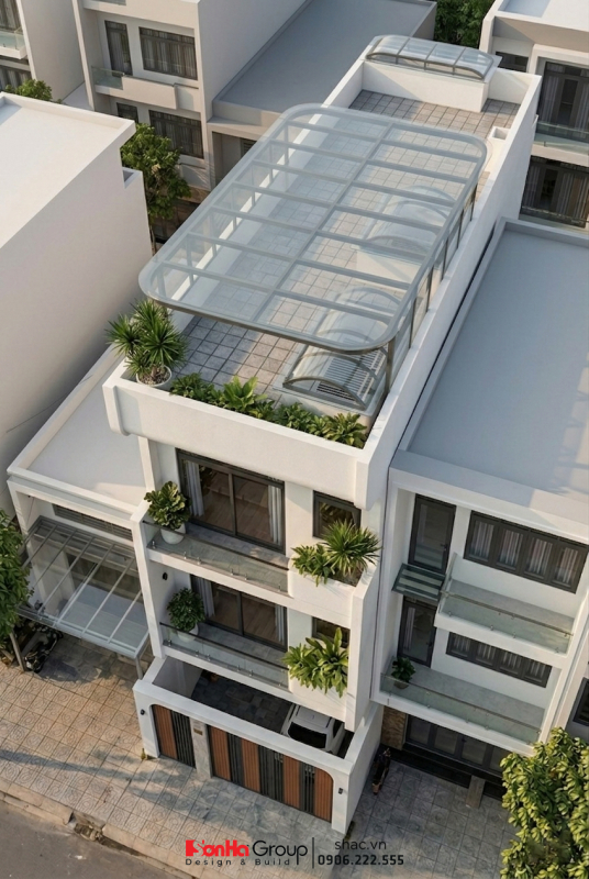 Giếng trời - thứ tưởng nhỏ nhưng lại “cứu” cả thiết kế nhà phố 3 tầng