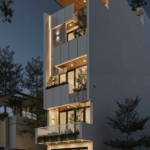 Cách thiết kế nhà phố mặt tiền hẹp - tối ưu từng mét vuông sử dụng khoa học và hiện đại 13