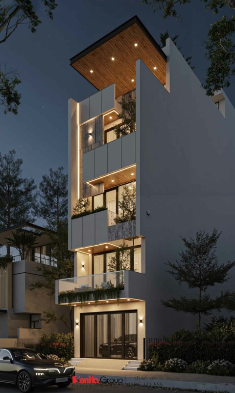 Cách thiết kế nhà phố mặt tiền hẹp - tối ưu từng mét vuông sử dụng khoa học và hiện đại 6