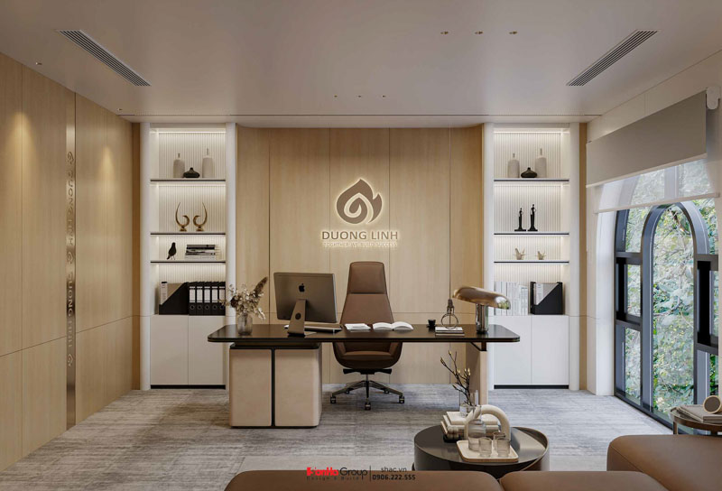 Thiết kế thi công nội thất văn phòng Duong Linh Office - Phòng Tổng Giám Đốc