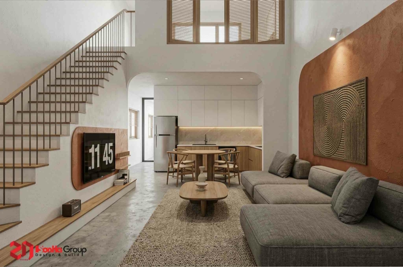 Mẫu thiết kế nhà cấp 4 đẹp 1,5 tầng 3 phòng ngủ chỉ từ 900 triệu 11