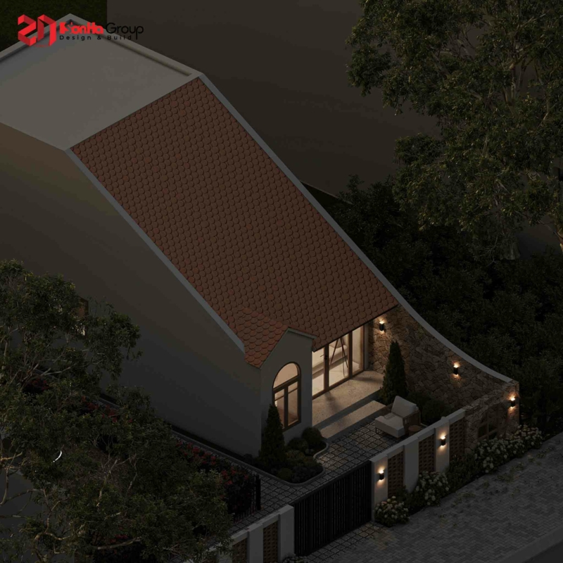 Mẫu thiết kế nhà cấp 4 đẹp 1,5 tầng 3 phòng ngủ chỉ từ 900 triệu 6