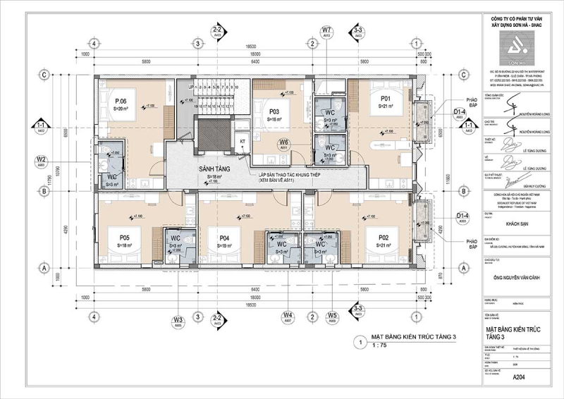 Làm Sao Để Biến 228m2 Đất Thành Một Khách Sạn Mini 20 Phòng Vận Hành Hiệu Quả? 6