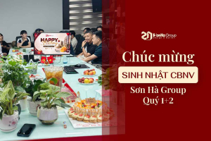 Chúc mừng sinh nhật CBNV Sơn Hà Group quý 1, 2